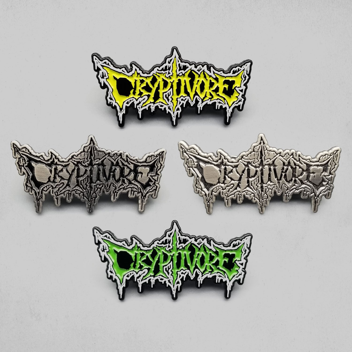CRYPTIVORE METAL PIN